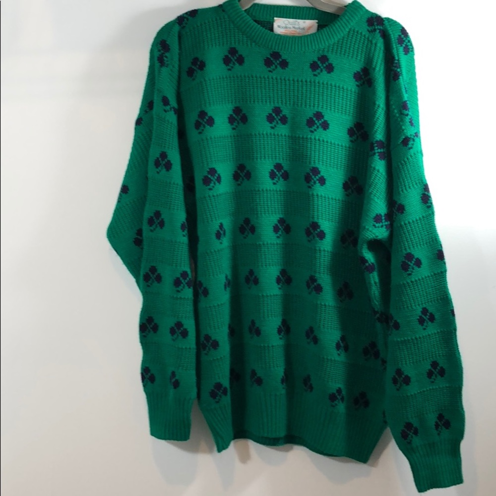 ☘️ Quill’s Wollen Market Shamrock Green Sweater M